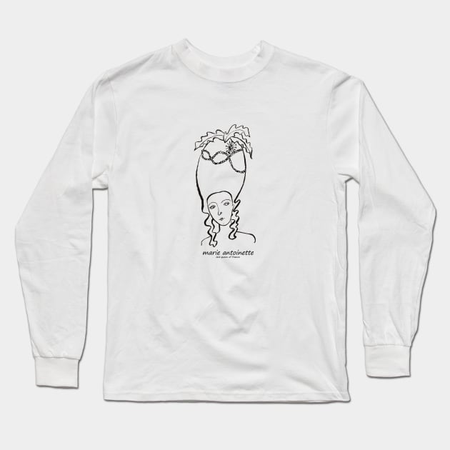 Marie Antoinette II Long Sleeve T-Shirt by Aidi Riera